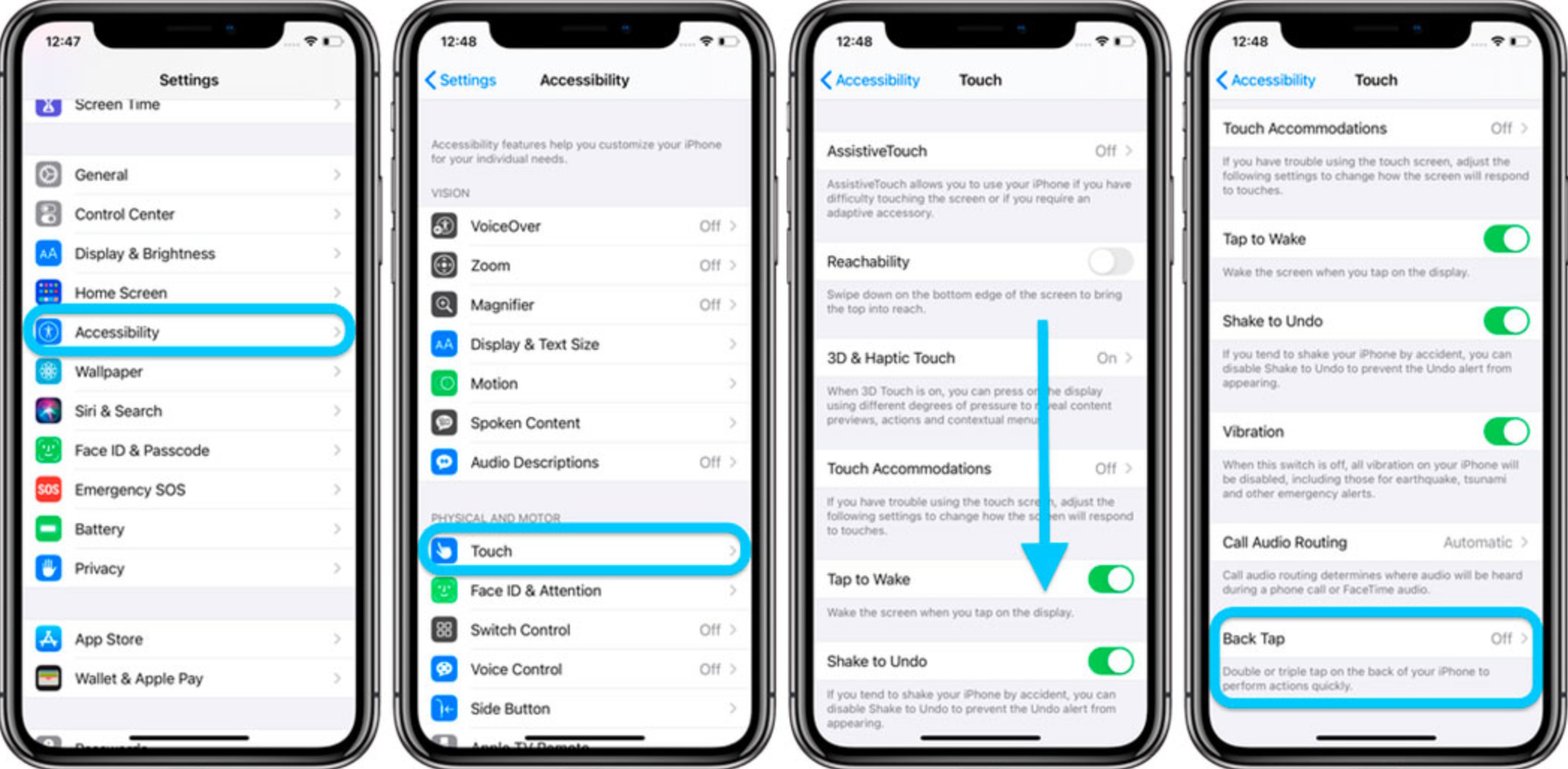 Как настроить и использовать функцию Back Tap для быстрого доступа к функциям на iPhone