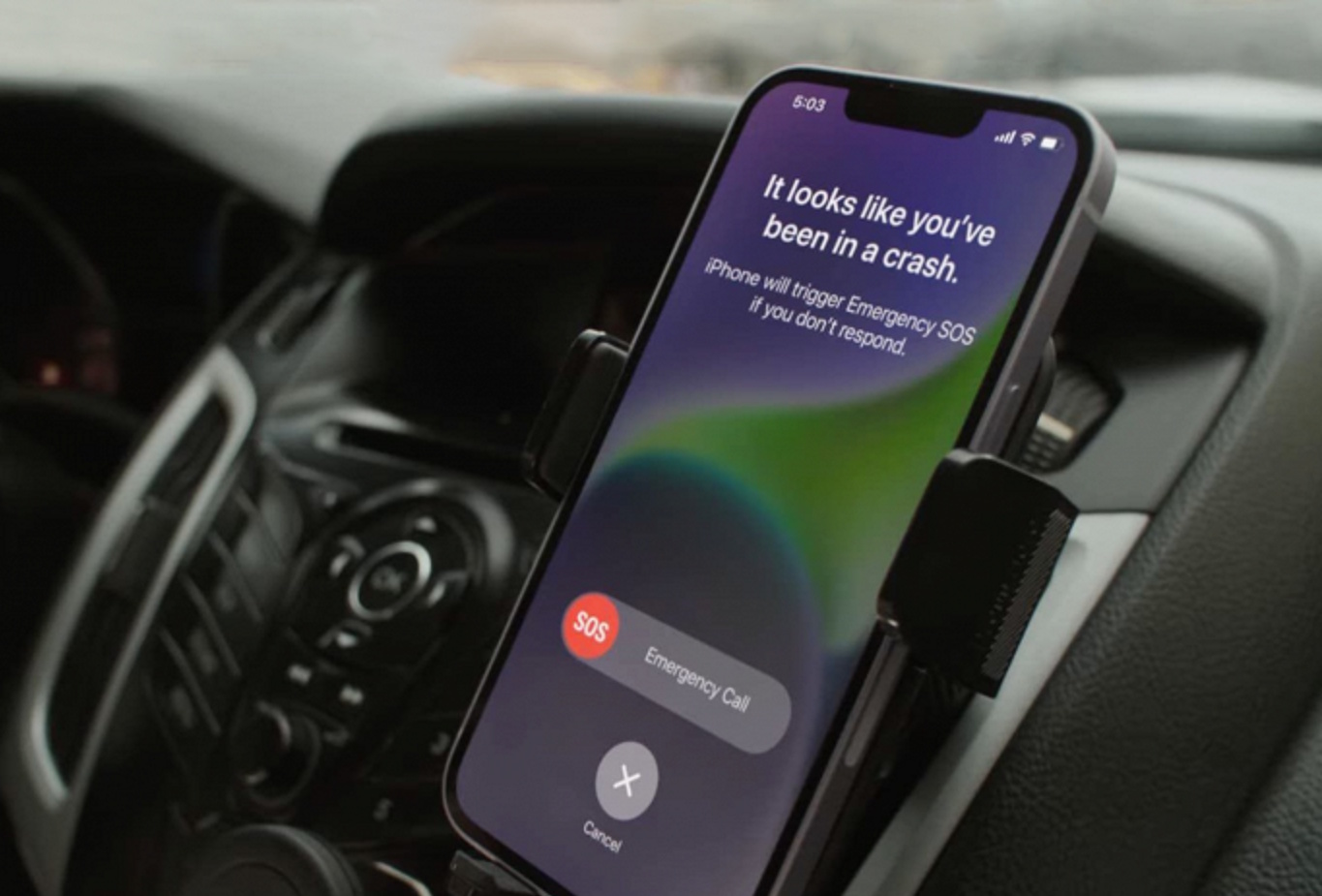 Как настроить функцию Обнаружение аварий