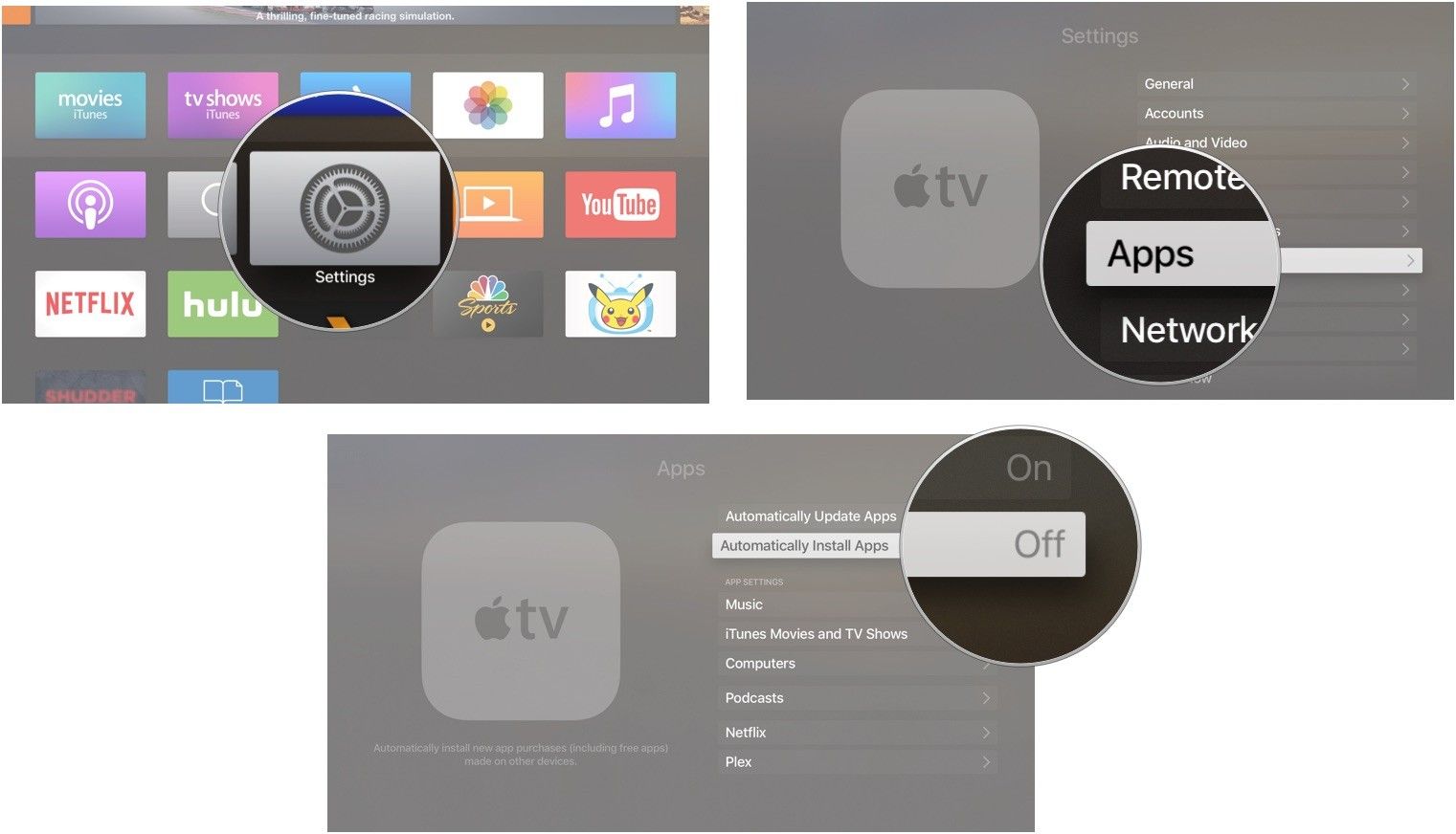 Автоустановка Приложений на Apple TV через iPhone/iPad