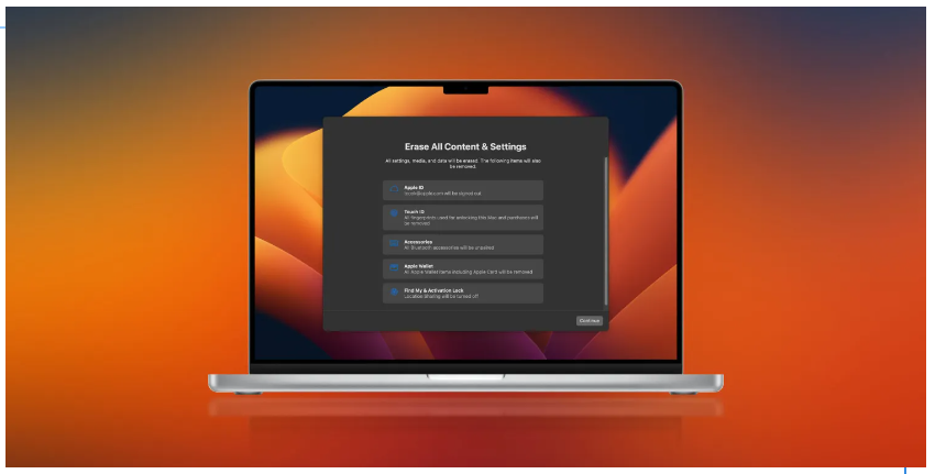 Як перезавантажити MacBook/Mac перед продажем: Покроково