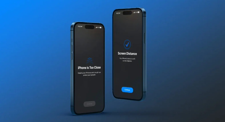 iPhone с iOS 17 защищает ваши глаза
