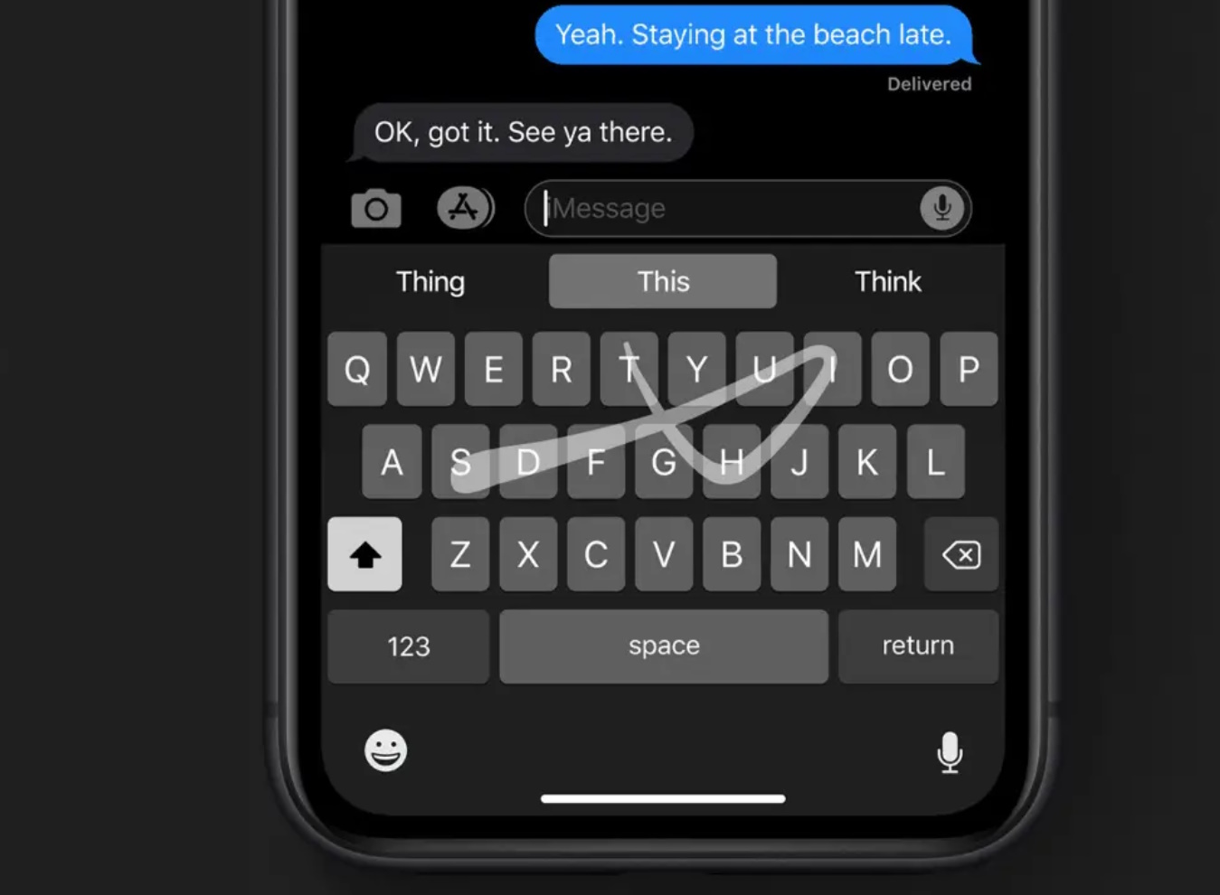 Як настроїти та використовувати функцію QuickPath для швидкого введення тексту на iPhone