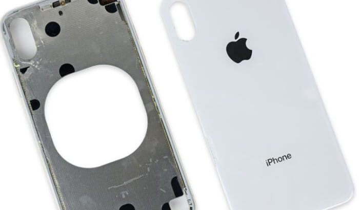 замена заднего стекла iphone x в киеве